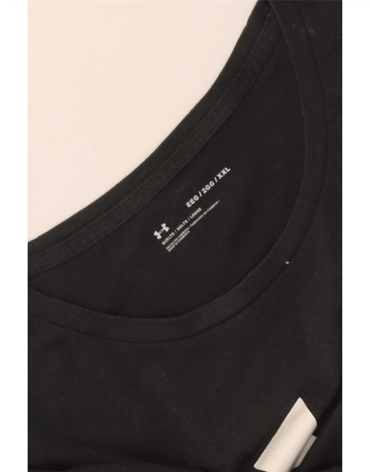 Maglietta grafica da uomo Under Armour Top 2XL Nera