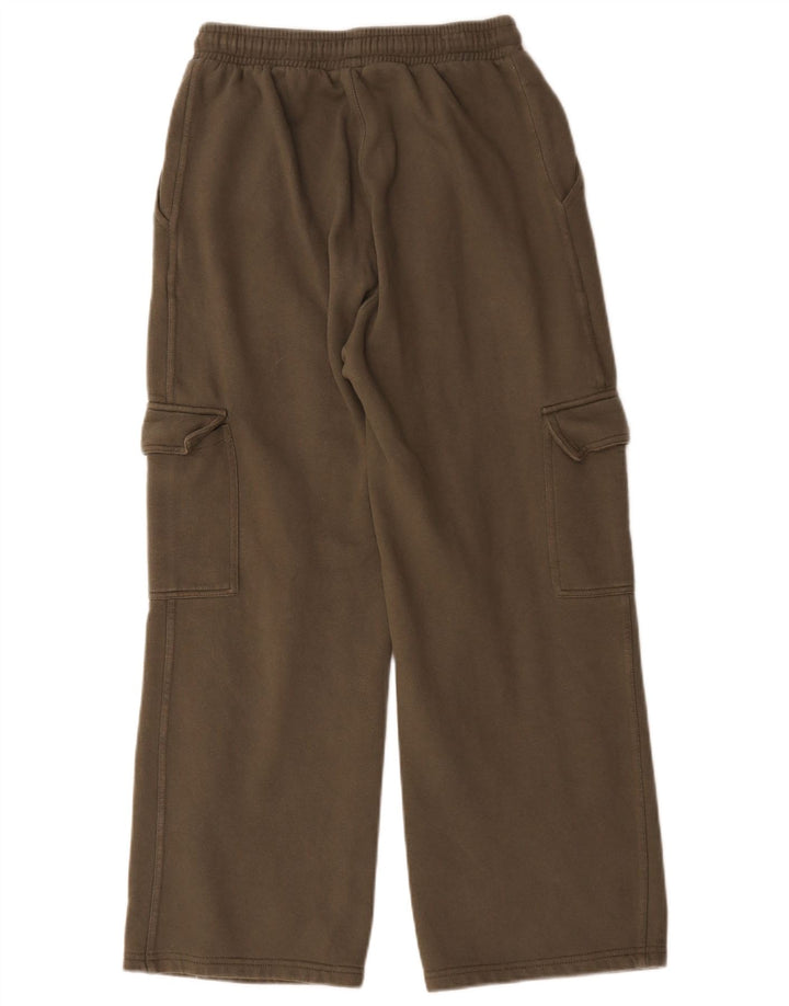 Pantaloni da tuta cargo Zara da donna UK 12 cotone kaki medio