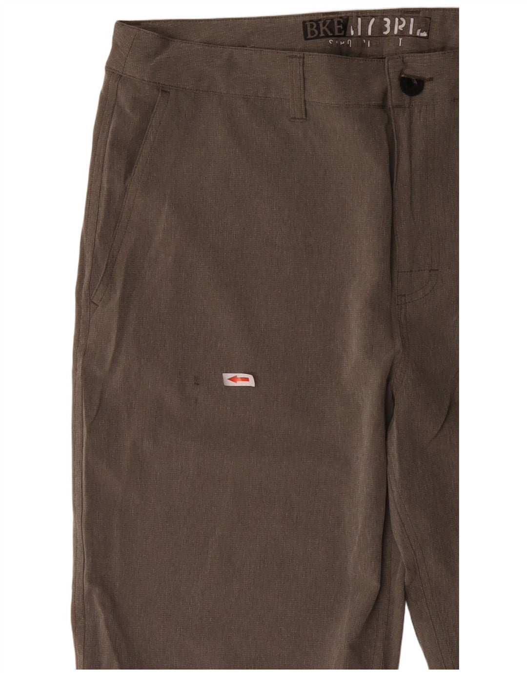 Pantaloncini chino da uomo BKE W33 poliestere grigio medio