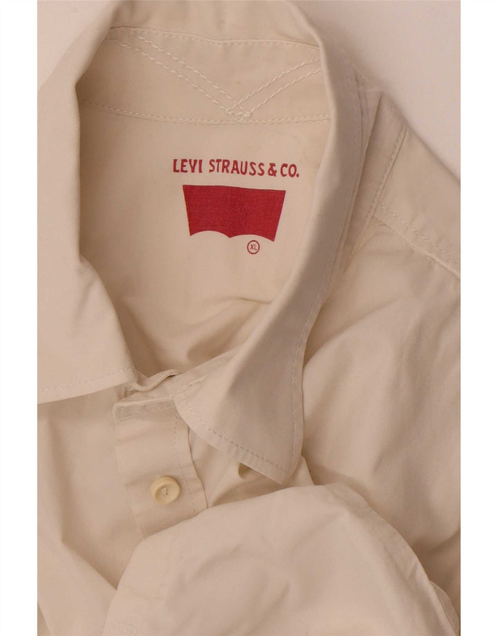 Camicia Levi's da uomo vestibilità regolare XL bianco sporco