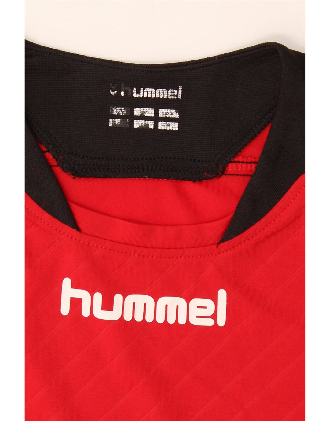 HUMMEL Mens Graphic T-Shirt Top Medium Red Polyester Vintage Hummel and Second-Hand Hummel from Messina Hembry 