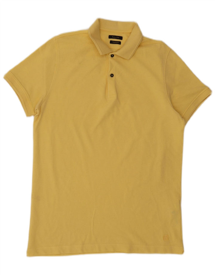Polo Uomo Massimo Dutti in cotone Giallo Medio