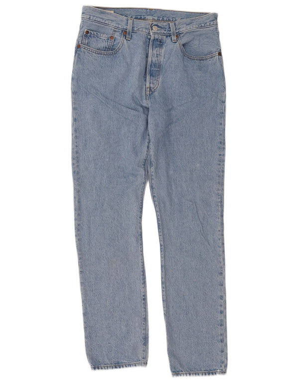 Jeans dritti a vita alta Levi's 501 da donna W30 L32 in cotone blu