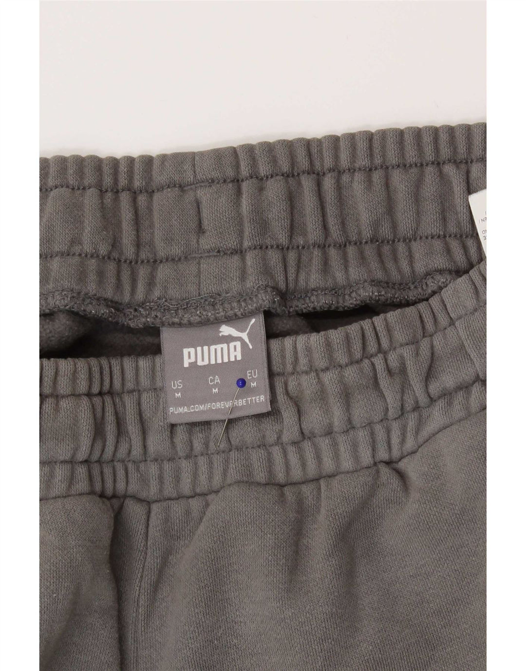 Pantaloni da tuta da uomo Puma Joggers in cotone color block grigio medio