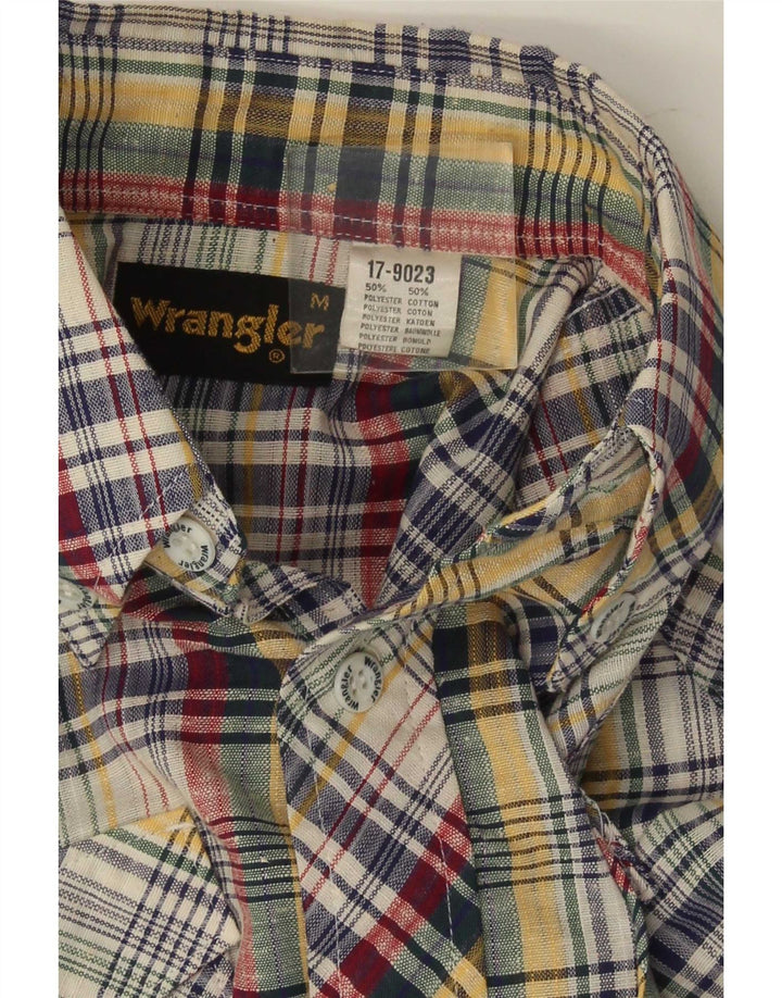 Camicia da uomo in flanella Wrangler in cotone a quadri multicolore medio