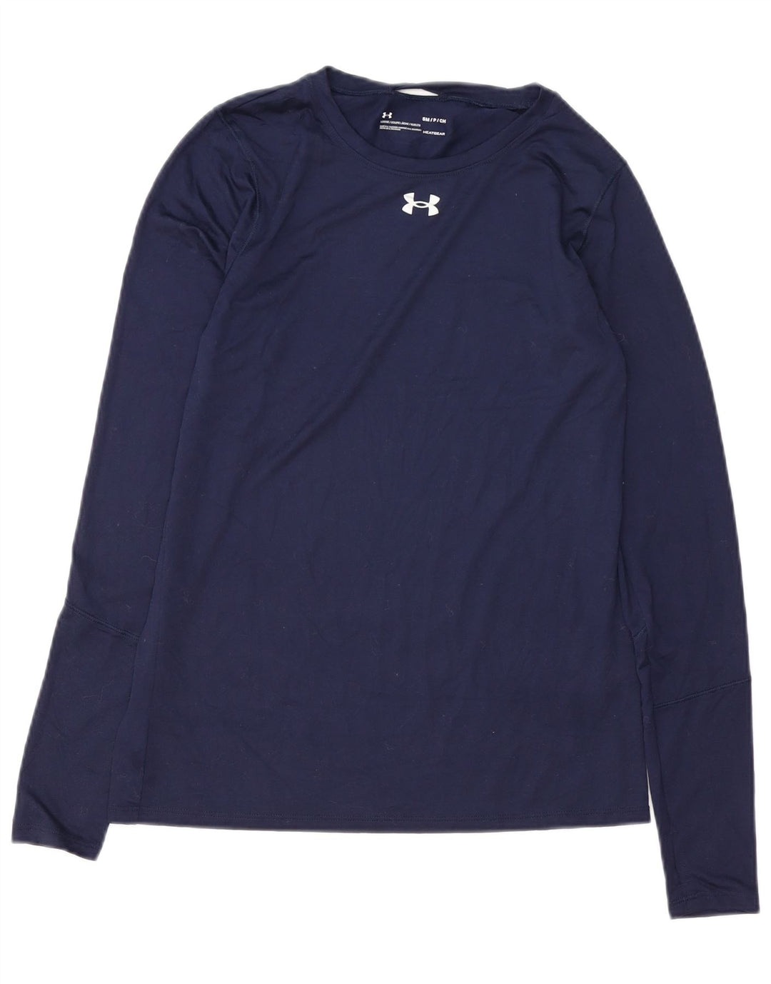 UNDER ARMOUR Maglia termica da uomo a maniche lunghe piccola in poliestere blu navy