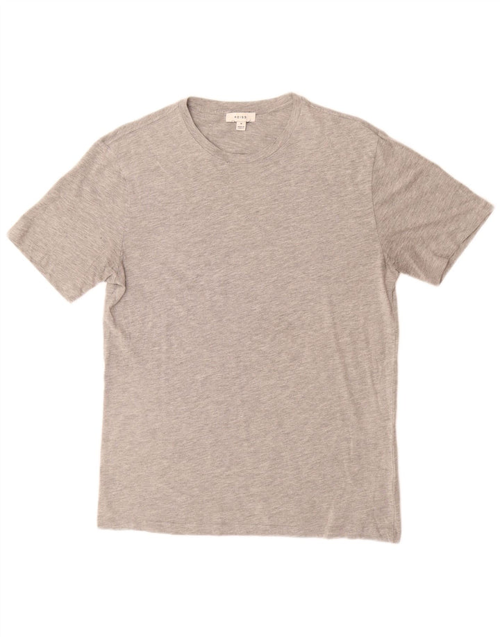 T-shirt da donna REISS Top UK 14 cotone grigio medio