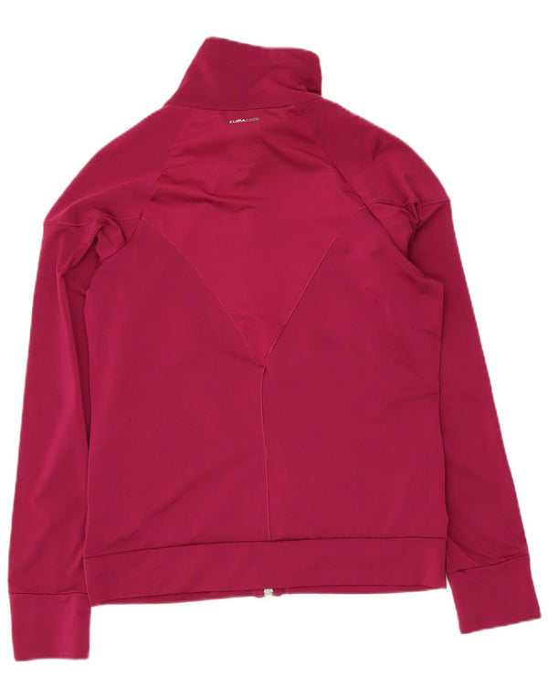 Giacca da tuta da donna Adidas Climacool UK 12 poliestere rosa medio