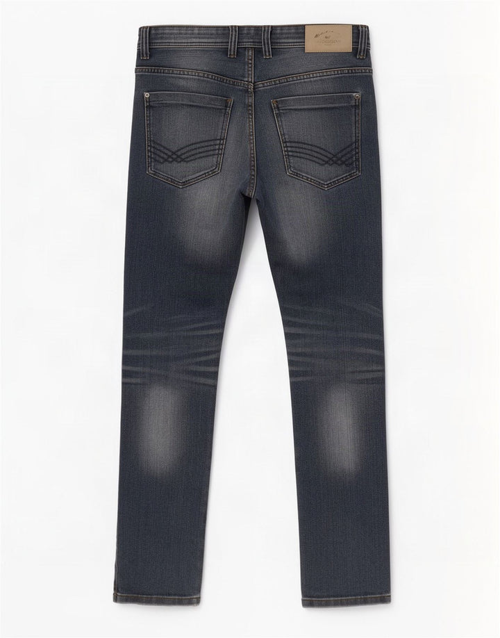 Jeans dritti da uomo Tom Tailor W30 L29 cotone blu navy