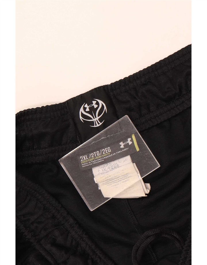 Pantaloncini sportivi grafici da uomo Under Armour 2XL poliestere nero