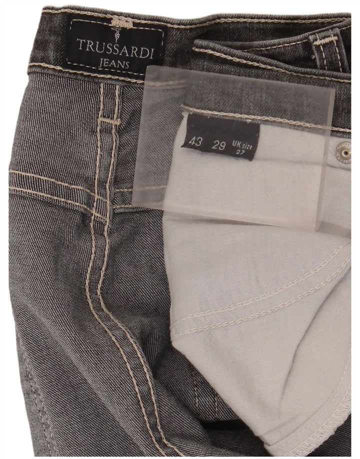 Jeans Dritti Donna TRUSSARDI W27 L32 Grigio