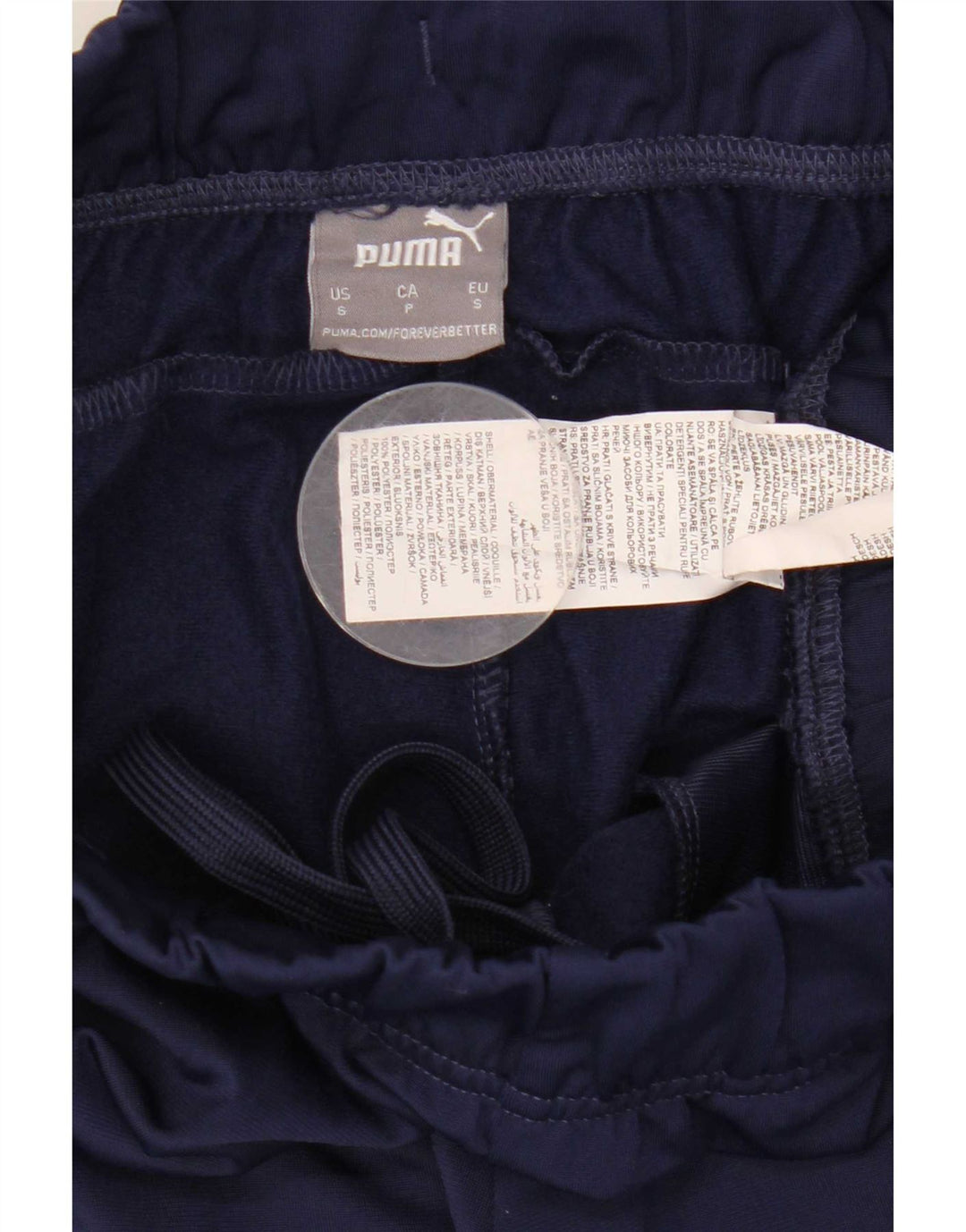 Pantaloni da tuta da donna Puma Joggers UK 10 Small Poliestere blu navy