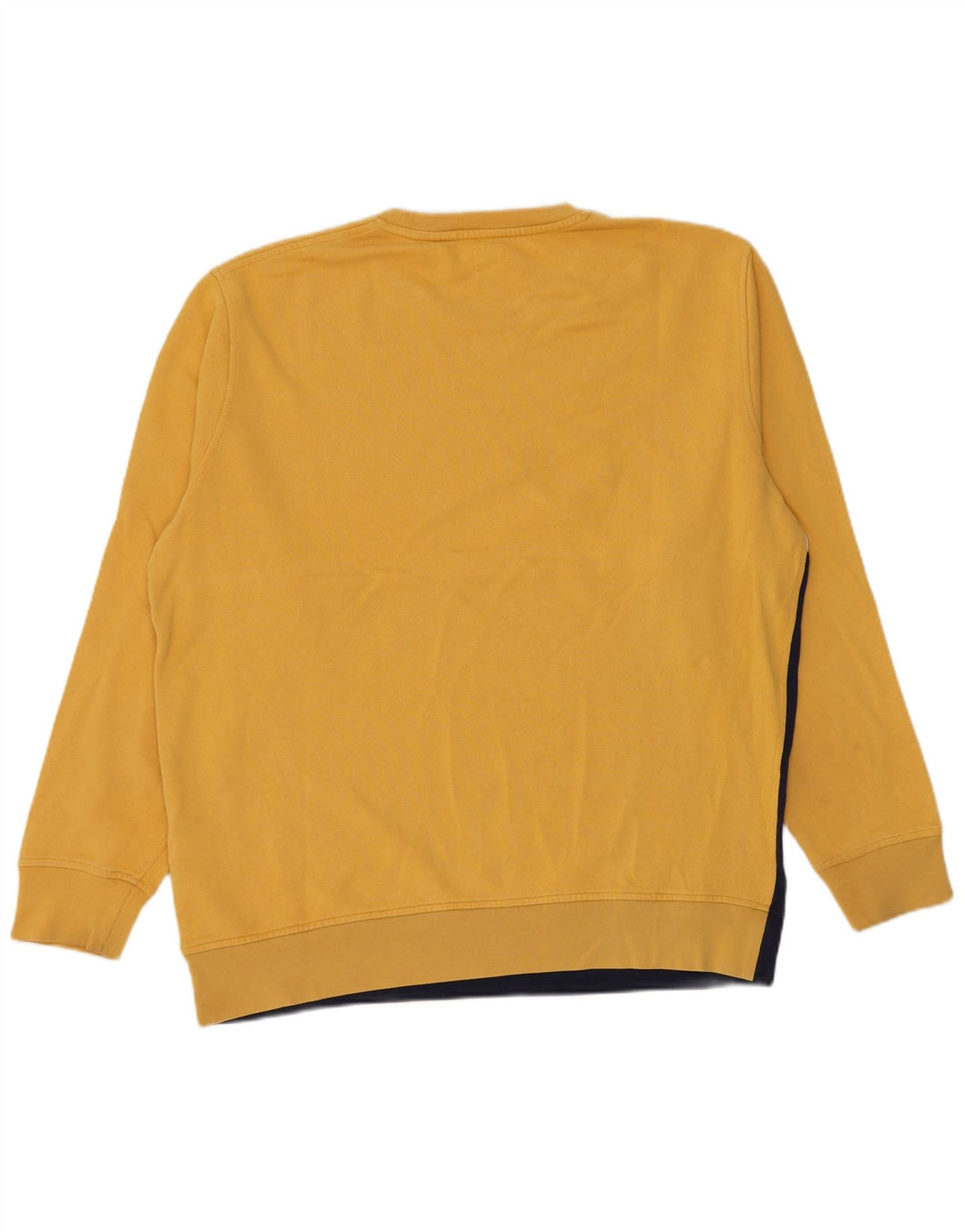 Levi's Felpa con grafica da uomo Maglione grande in cotone color block giallo
