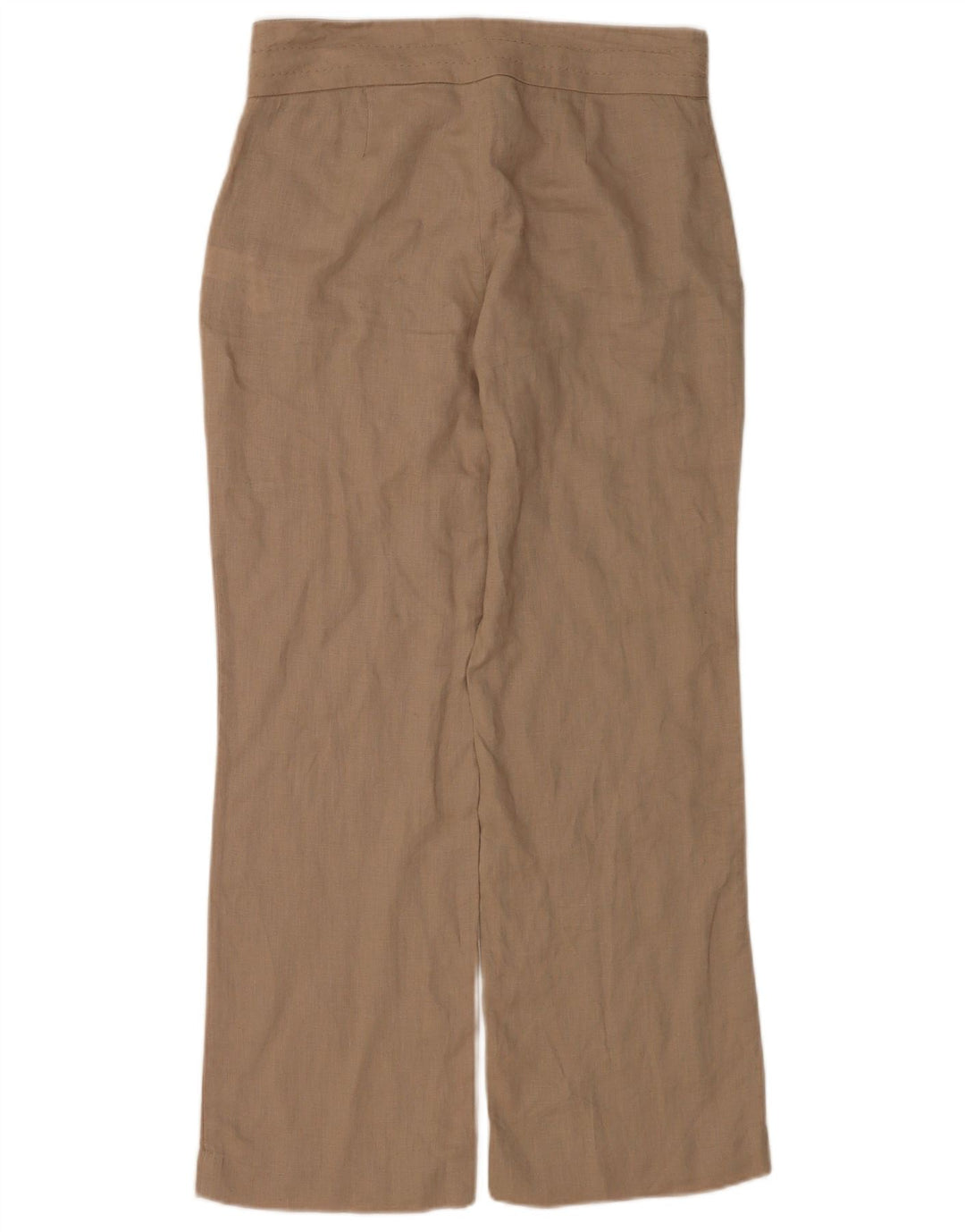 Pantaloni dritti da donna Zara medi W28 L29 Lino beige