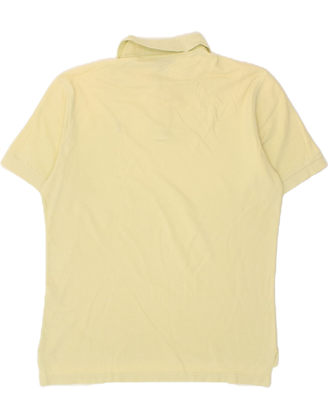 TRUSSARDI Mens Polo Shirt Large Yellow Cotton Vintage Trussardi and Second-Hand Trussardi from Messina Hembry 