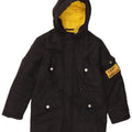 Diesel Giacca parka con cappuccio da bambino 9-10 anni Poliestere nero