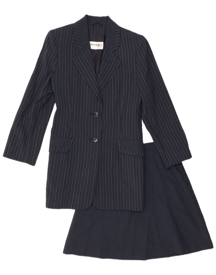 PIERRE CARDIN Set gonna 2 pezzi da donna IT 42 medio W25 L20 blu navy