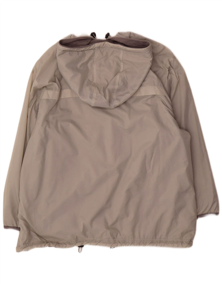 Giacca in pile reversibile con cappuccio da uomo Champion UK 44 2XL Poliestere grigio