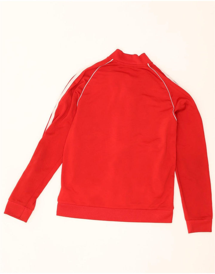 Giacca da tuta da ragazzo Adidas 11-12 anni in poliestere rosso