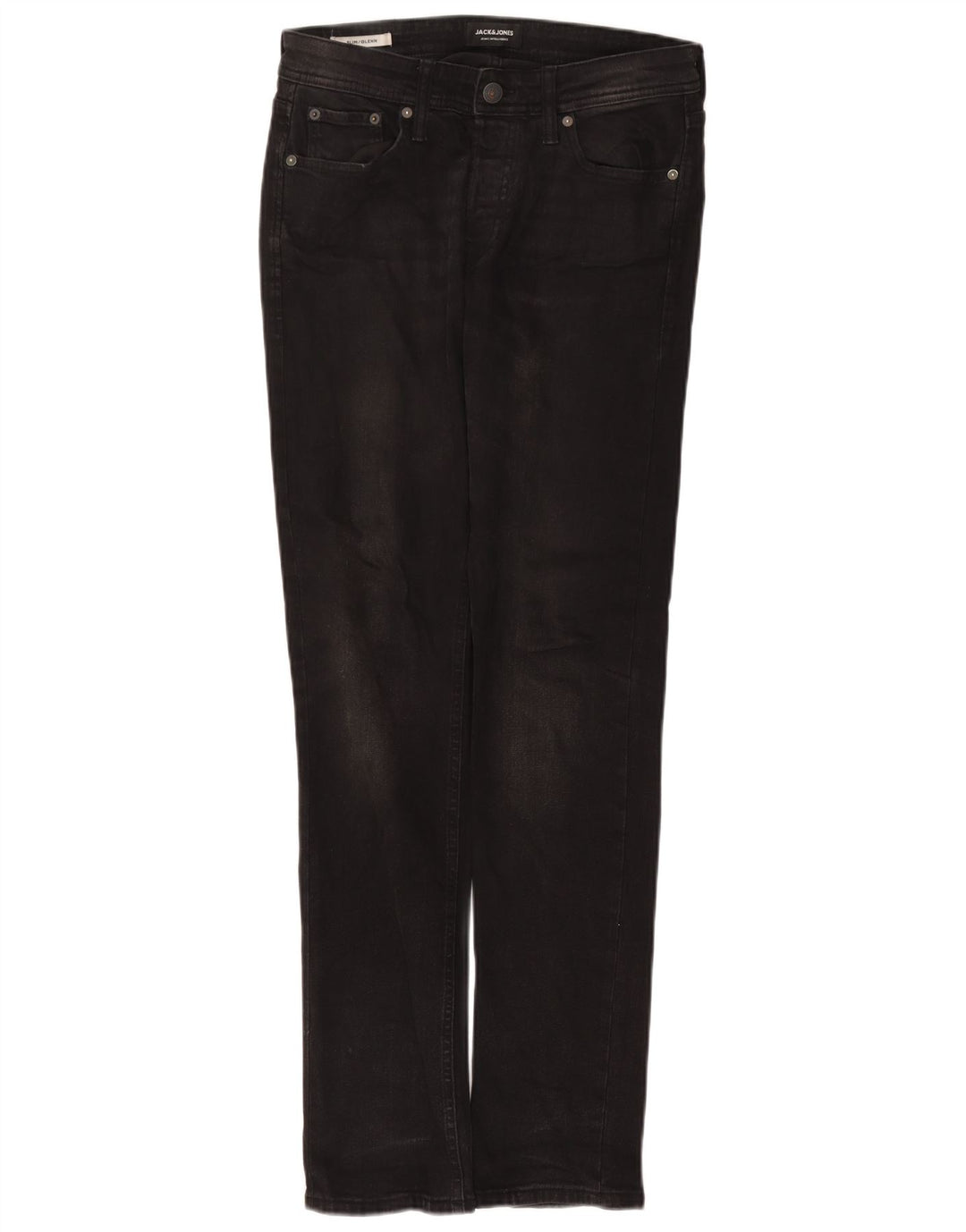 Jack & Jones Uomo GLENN Slim Jeans W30 L32 Cotone Grigio