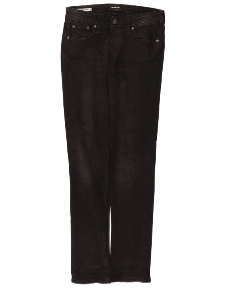 Jack & Jones Uomo GLENN Slim Jeans W30 L32 Cotone Grigio