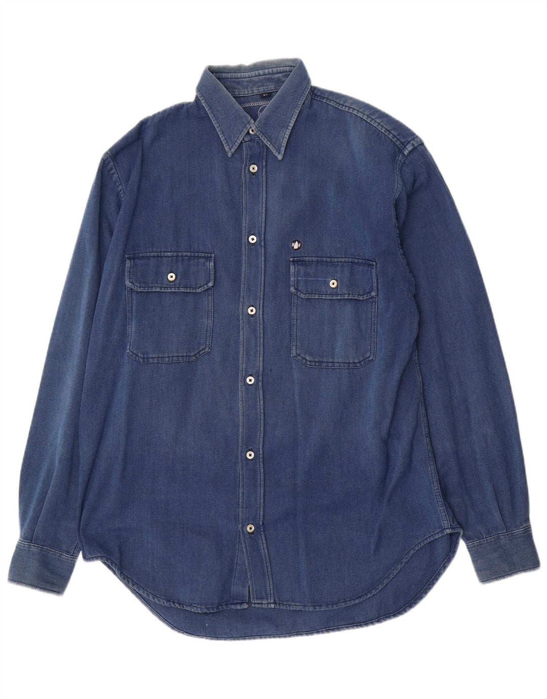 Camicia da vela da uomo Murphy & Nye in cotone blu medio
