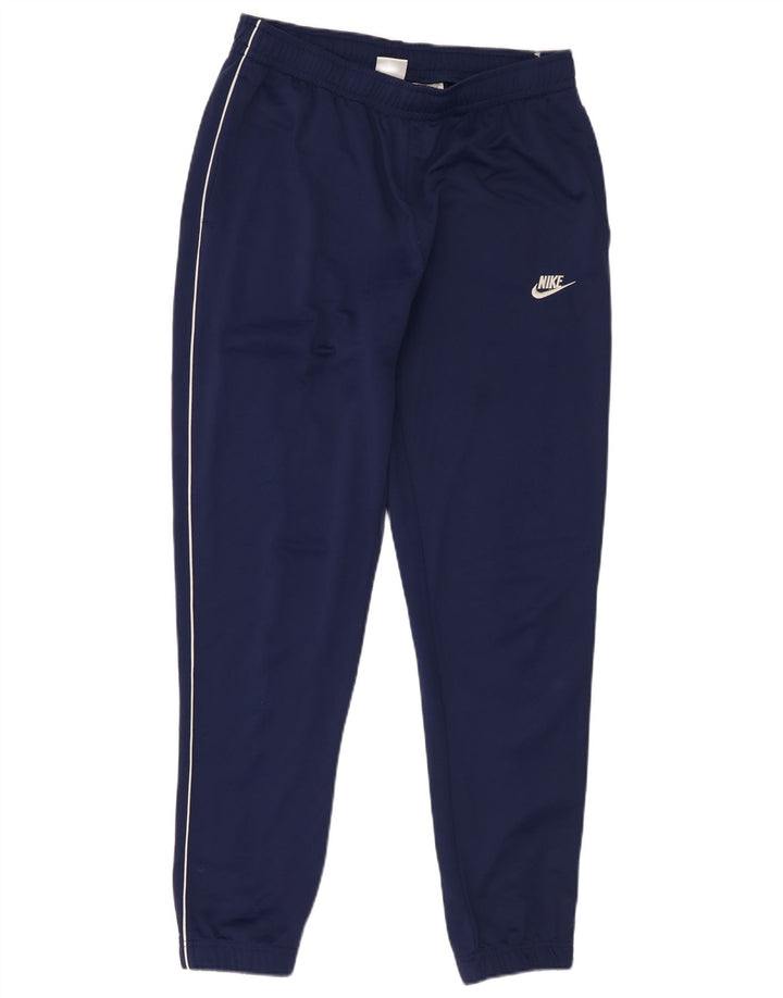 Pantaloni da tuta da uomo Nike Joggers medio poliestere blu navy