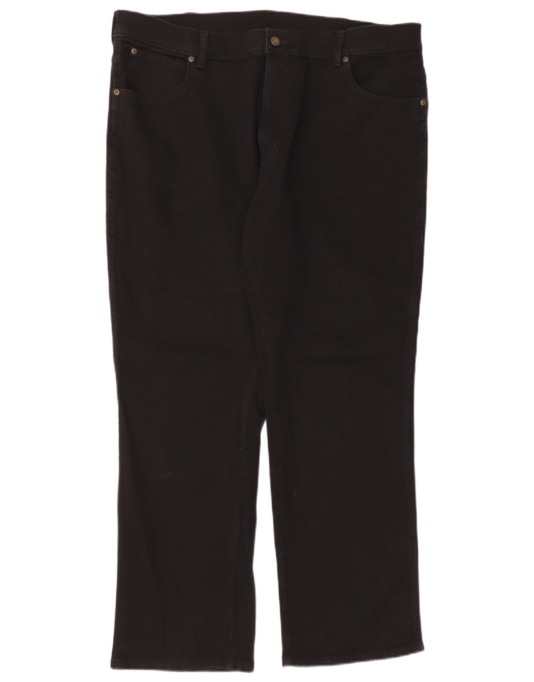 Jeans dritti vestibilità regolare da donna Wrangler W40 L30 cotone nero