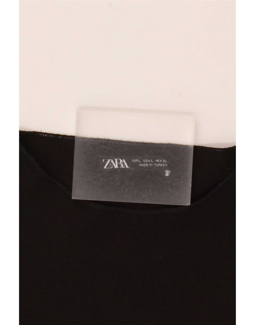 Abito tubino Zara da donna UK 14 grande nero