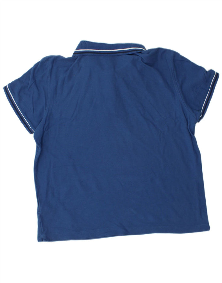 Polo da uomo LOTTO Life piccola in cotone blu