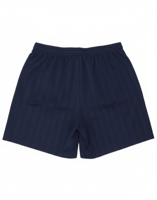 Pantaloncini sportivi da uomo Umbro di grandi dimensioni in poliestere a righe blu navy