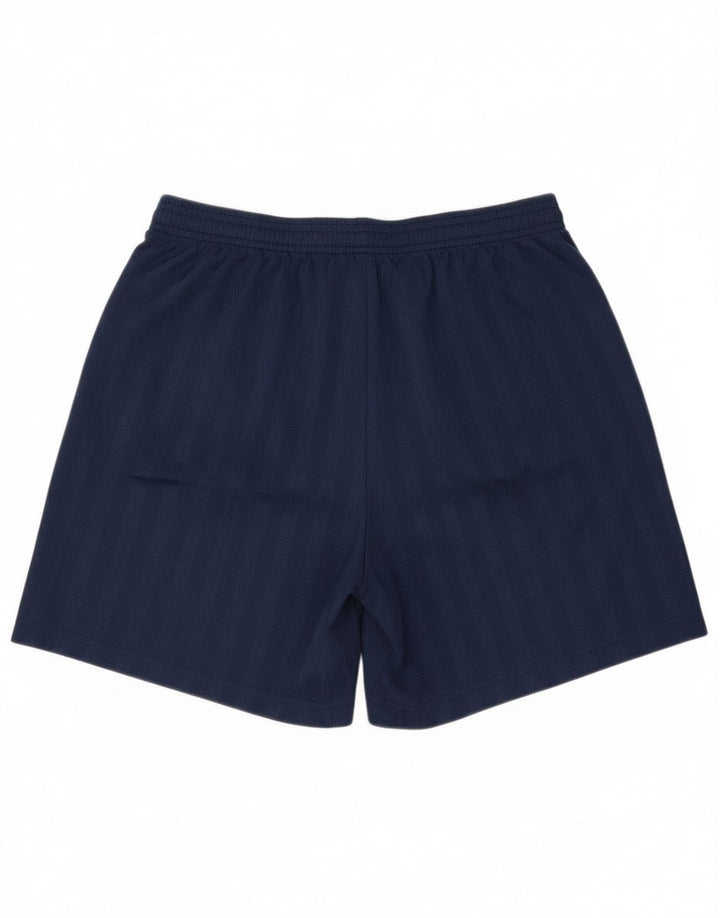 Pantaloncini sportivi da uomo Umbro di grandi dimensioni in poliestere a righe blu navy