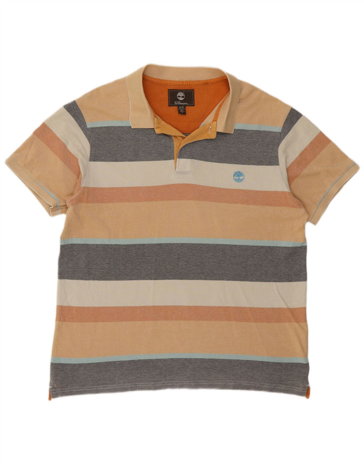 Polo Timberland da uomo vestibilità regolare XL a righe multicolore