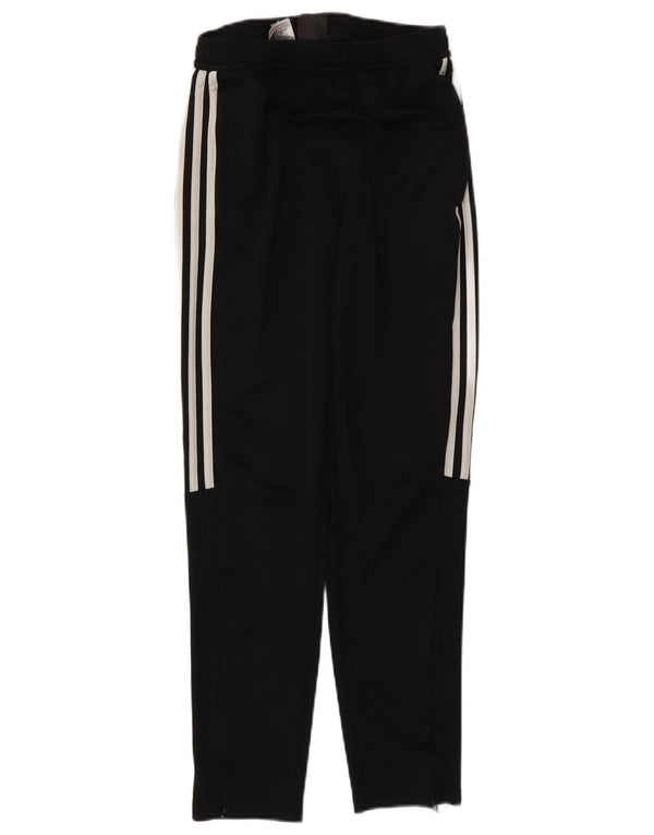 Pantaloni da tuta ADIDAS Climalite da bambino 13-14 anni in poliestere nero