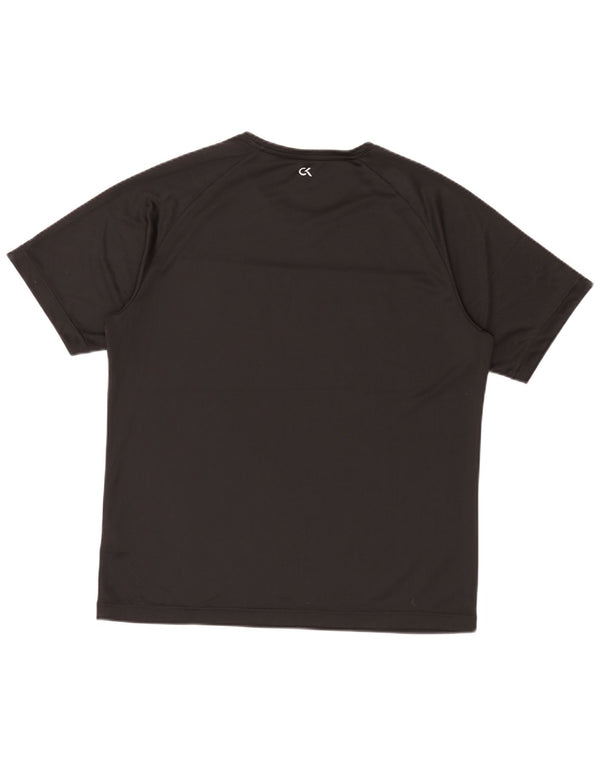 Maglietta grafica da uomo Calvin Klein Performance Top XL poliestere nero
