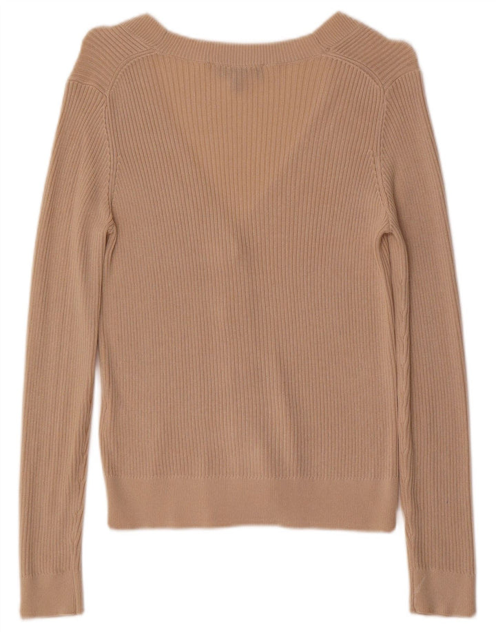 Maglione cardigan da donna Phase Eight UK 8 Small Beige Viscosa