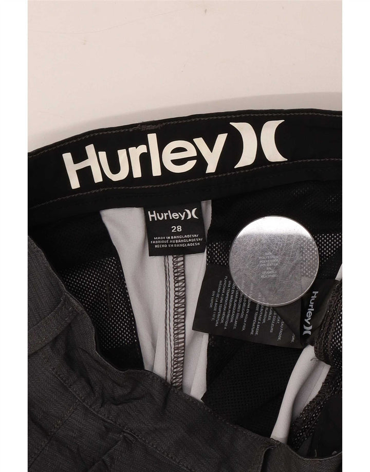 Pantaloncini chino da uomo Hurley W28 piccoli in poliestere grigio