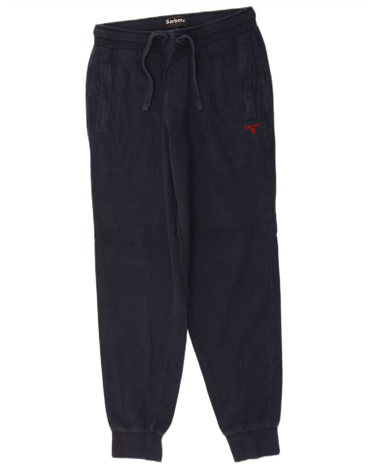 Pantaloni da tuta da uomo Barbour Joggers medio cotone blu navy