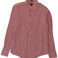 J. Crew Camicia slim lavata da uomo in cotone a quadretti rosso medio