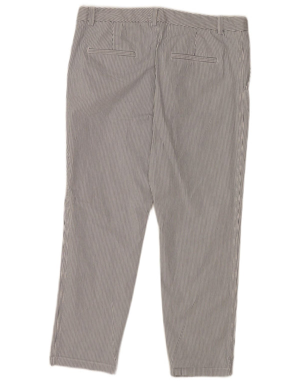 Pantaloni corti da donna Marks & Spencer UK 14 Large W32 L25 Gessato bianco