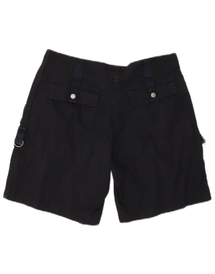 Pantaloncini cargo da donna North Sails IT 42 medi W30 cotone nero