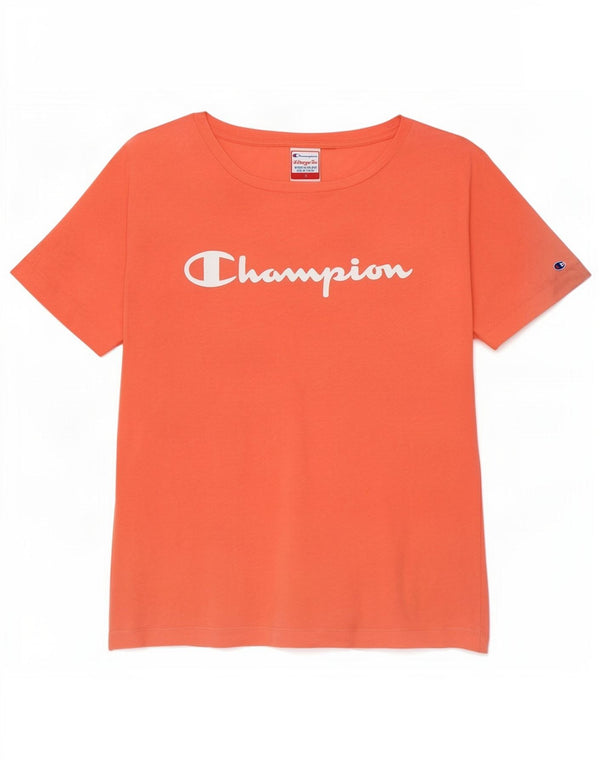T-shirt grafica Champion da donna Heritage Fit UK 8 Small Rosa