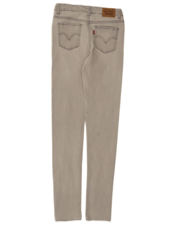 Levi's Girls 720 Jeans super skinny a vita alta 13-14 anni W24 L30 Grigio