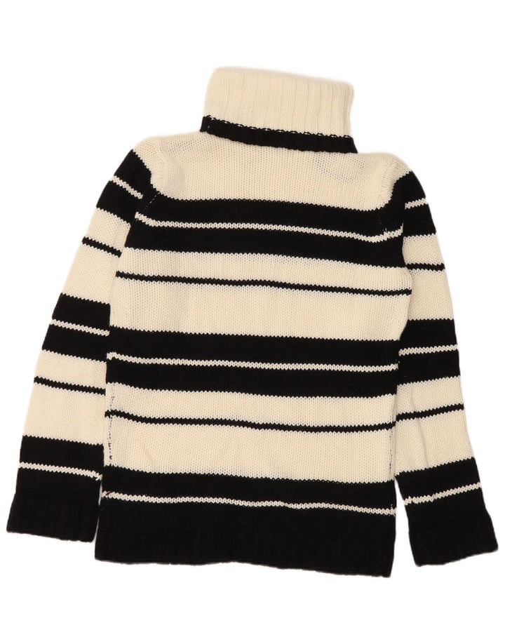 OKAY maglione da donna con collo alto e collo alto EU 40 medio a righe nere