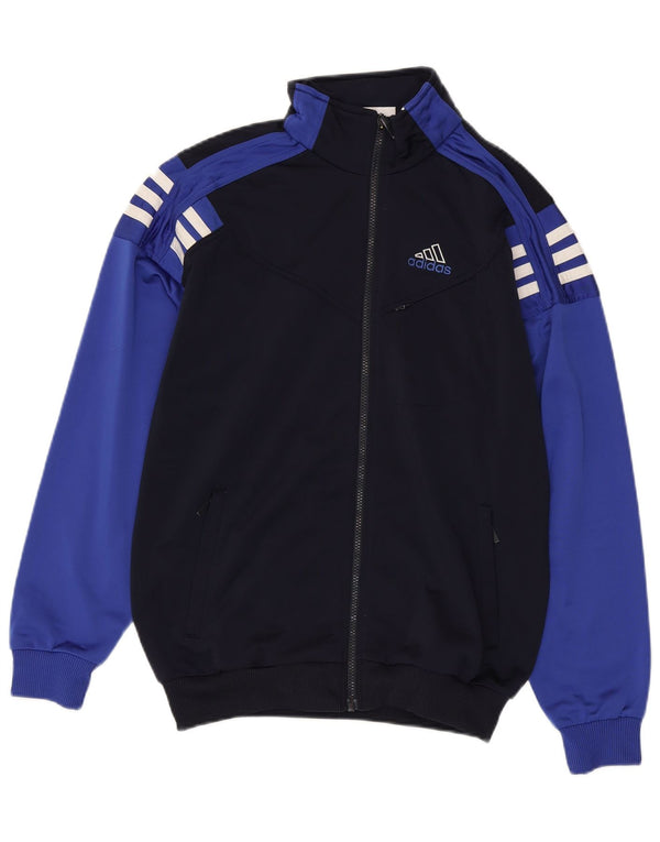 Giacca da tuta da ragazzo Adidas 15-16 anni Blu navy Colourblock