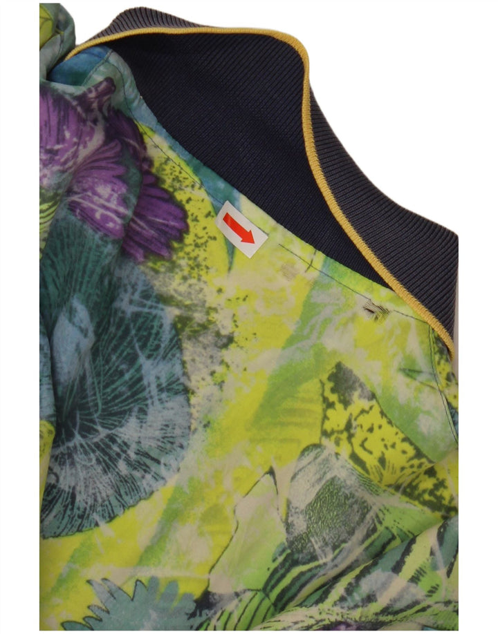 CARREL Camicia a maniche corte da uomo con motivo astratto piccolo multicolore