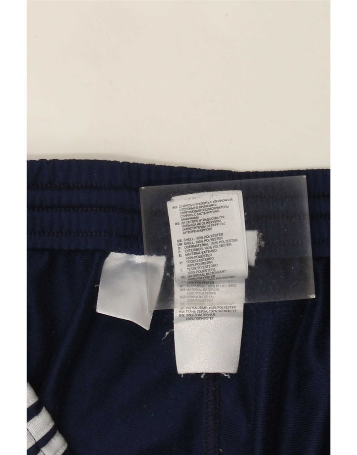 Pantaloni da tuta da uomo Adidas Joggers UK 42/44 Poliestere blu navy medio