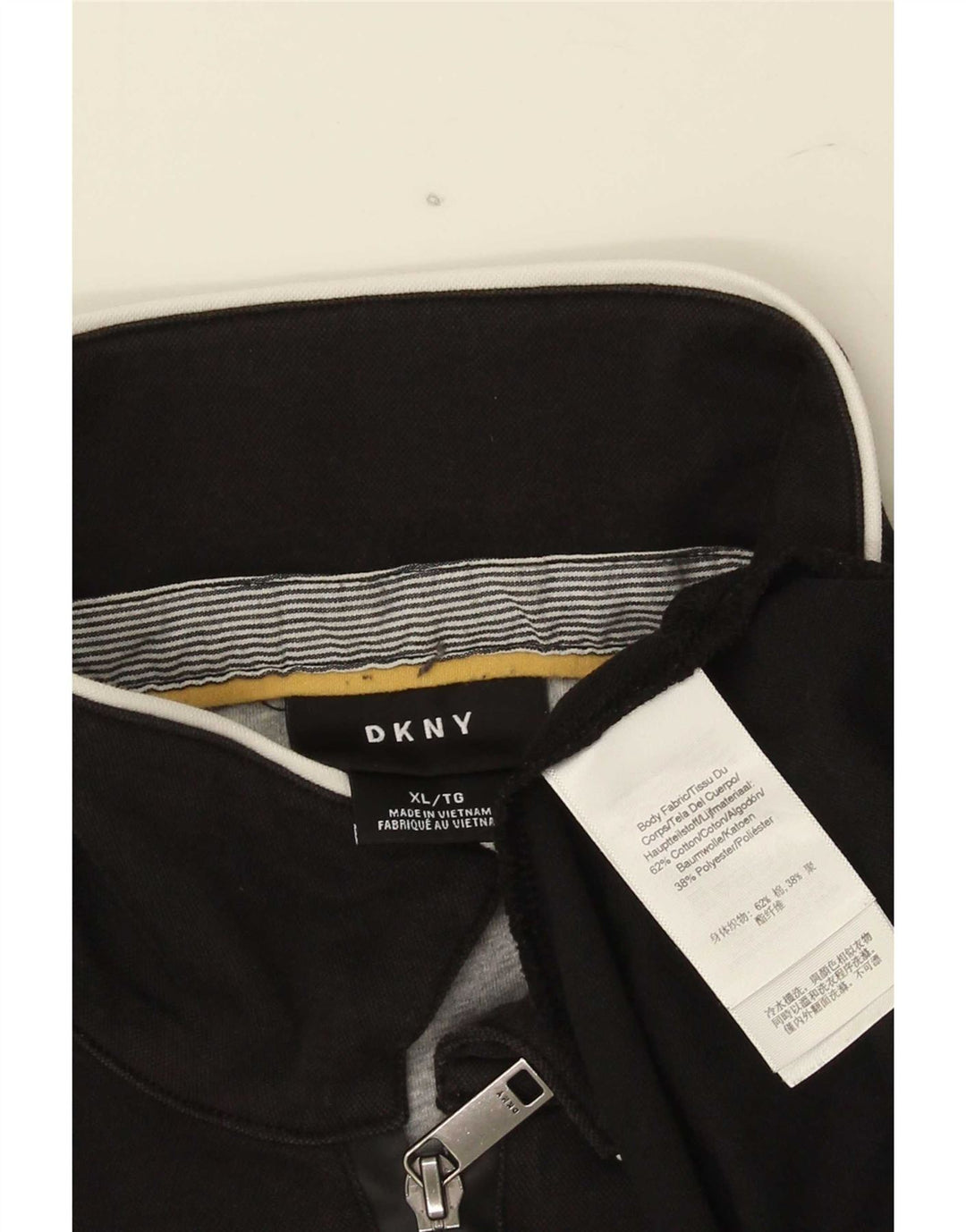 Polo da uomo Dkny XL in cotone nero