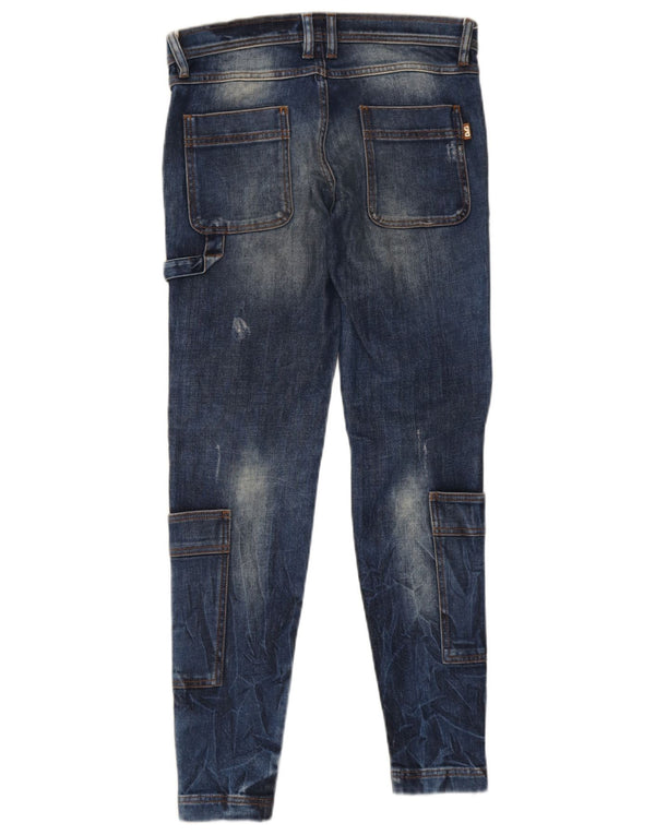 Jeans skinny effetto consumato da donna Dolce & Gabbana IT 40 piccolo W30 L30 blu