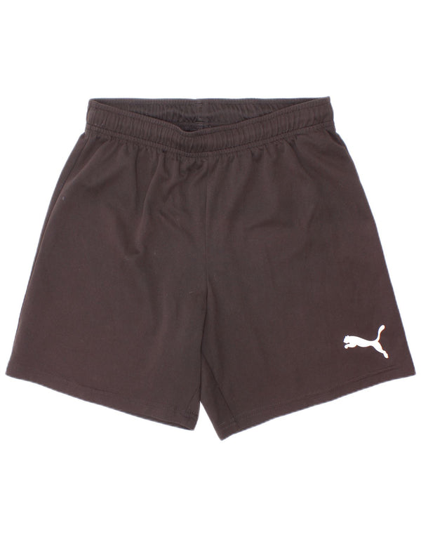 Pantaloncini sportivi Puma da ragazzo 13-14 anni in poliestere nero